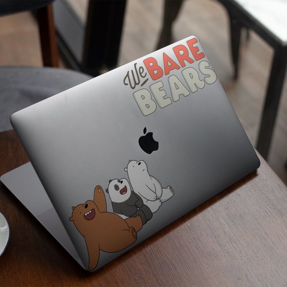 Cartoon We Bare Bears case for apple MacBook All Generations Air Pro - Picture 7 of 7